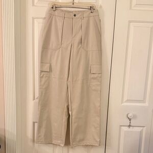 Wild Fable Cream High-Waisted Pants